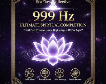 999 Hz Frequency of Light | Clear Negative Energy, Past Patterns | Spiritual Awareness,  Wholeness | Master Resell Rights Digital Download