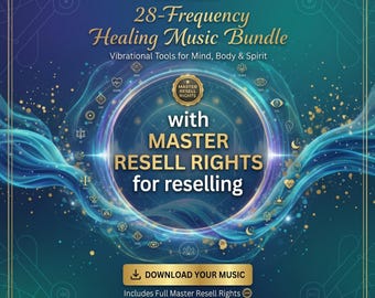 28 Solfeggio Frequency Music Bundle | Master Resell Rights