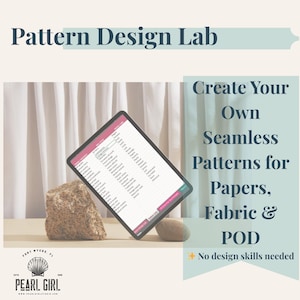 Pattern Design Lab | Seamless Pattern Generator | Digital Paper Creator | Prompt Builder Tool | Scrapbook Paper & POD Design Kit