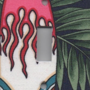 Hawaii Surfboard Single Light Switch Plate