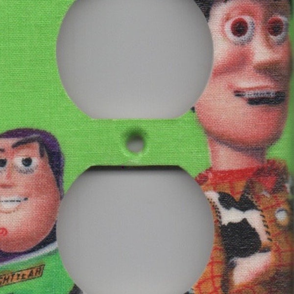 Buzz Lightyear And Woody Toy Story Single Outlet Plate