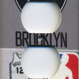 Brooklyn Nets Single Outlet Plate