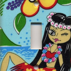 Hawai&#39;i Hula Girl Single Light Switch Plate