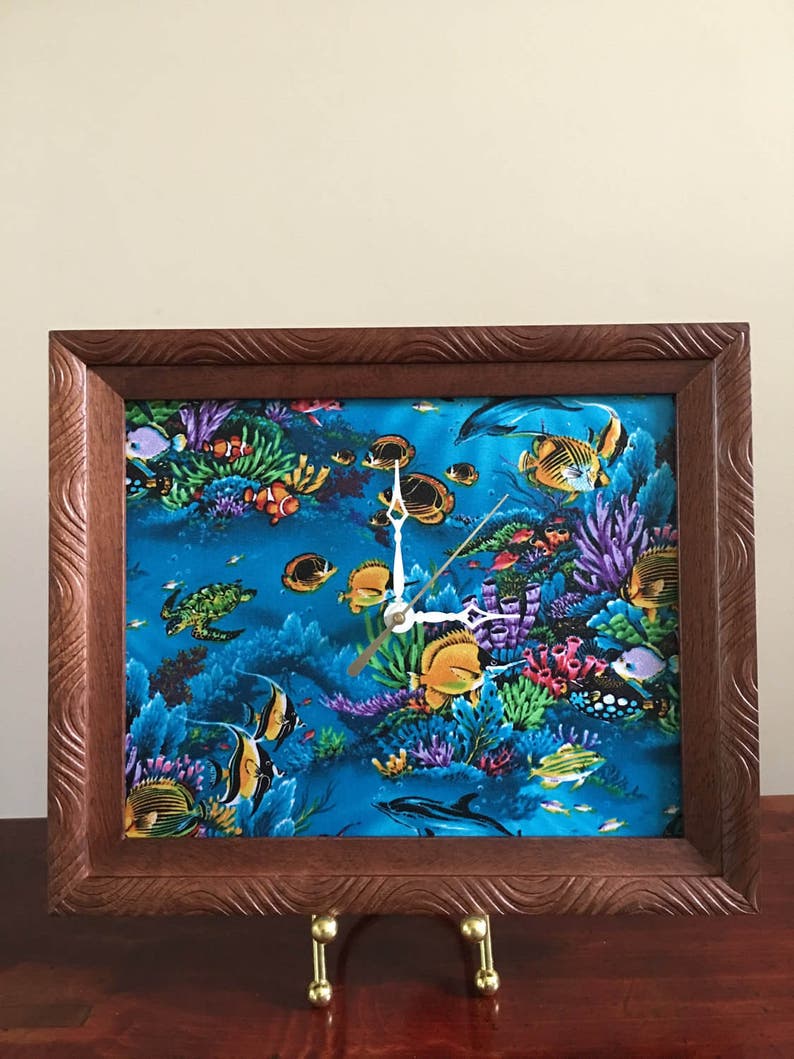 Hawai'i Dolphin Fish Ocean Clock image 1