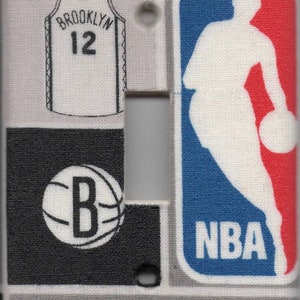 Brooklyn Nets Single Light Switch Plate