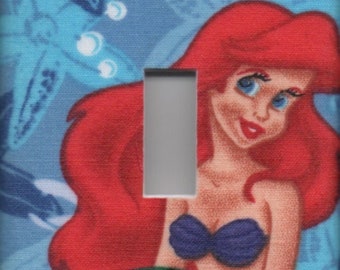 Disney Princess Little Mermaid Ariel Single Light Switch Plate