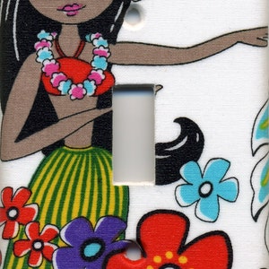Hawai&#39;i Hula Girl Single Light Switch Plate
