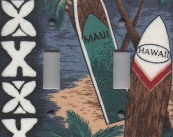 Maui Hawaii Double Light Switch Plate