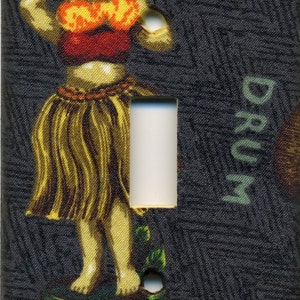 Hawai&#39;i Hula Girl Single Light Switch Plate
