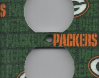 Green Bay Packers Single Outlet Plate