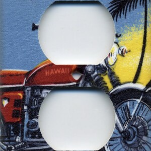 Hawai&#39;i Motorcycle Single Outlet Plate