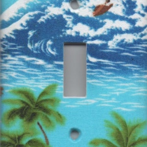 Hawai&#39;i Surfer Single Light Switch Plate