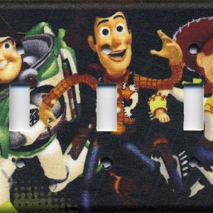 Buzz Lightyear, Woody, And Jessie Toy Story Triple Light Switch Plate