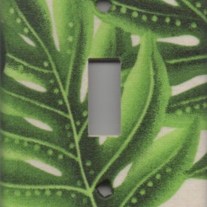 lauae fern Single Light Switch Plate
