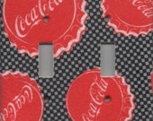 Coca Cola Double Light Switch Plate