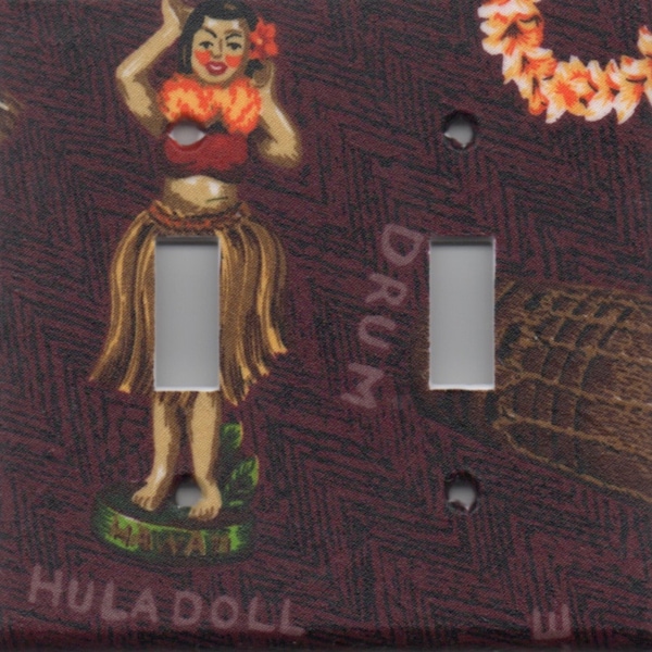 Hawai'i Hula Girl Double Light Switch Plate