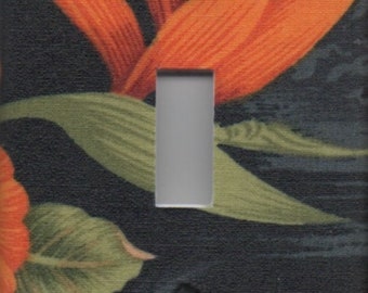 Bird Of Paradise Single Light Switch Plate