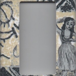 Hula Girl Single Decora Light Switch Plate