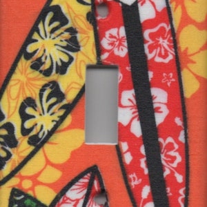 Hawai&#39;i Surfboard Single Light Switch Plate