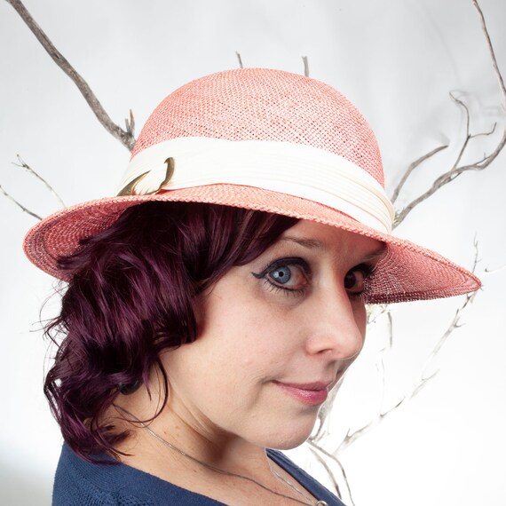 1970s, Vintage Hat, Straw Hat, 70's, Styled by Cor