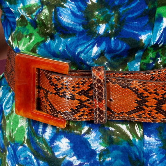 1960s, R. Spencer Designs, Vintage Leather Snakesk