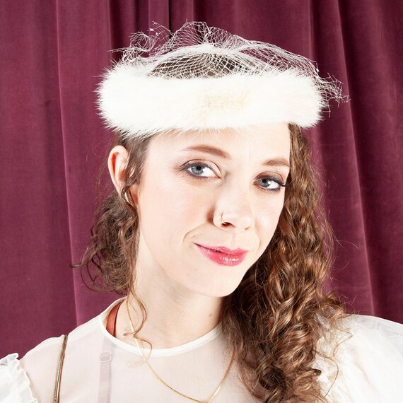 1950s, Sonni California, Blonde Mink, Mink Fur Hat
