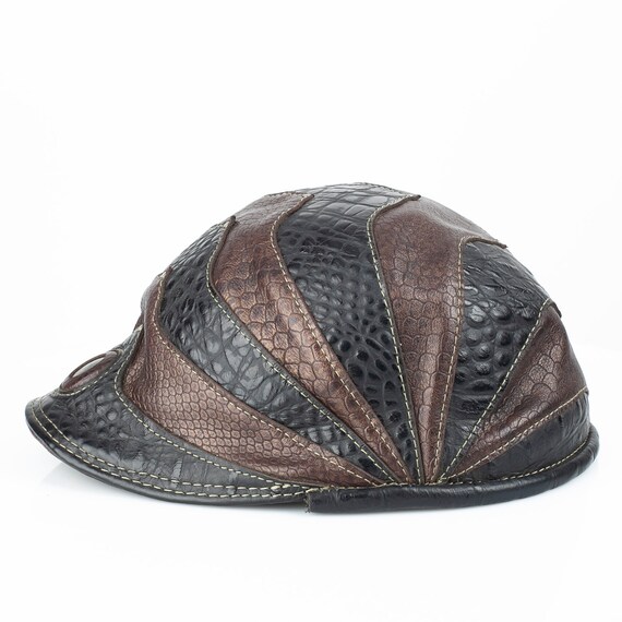 Leather Hat Cap Newsboy Hat Flat Cap 