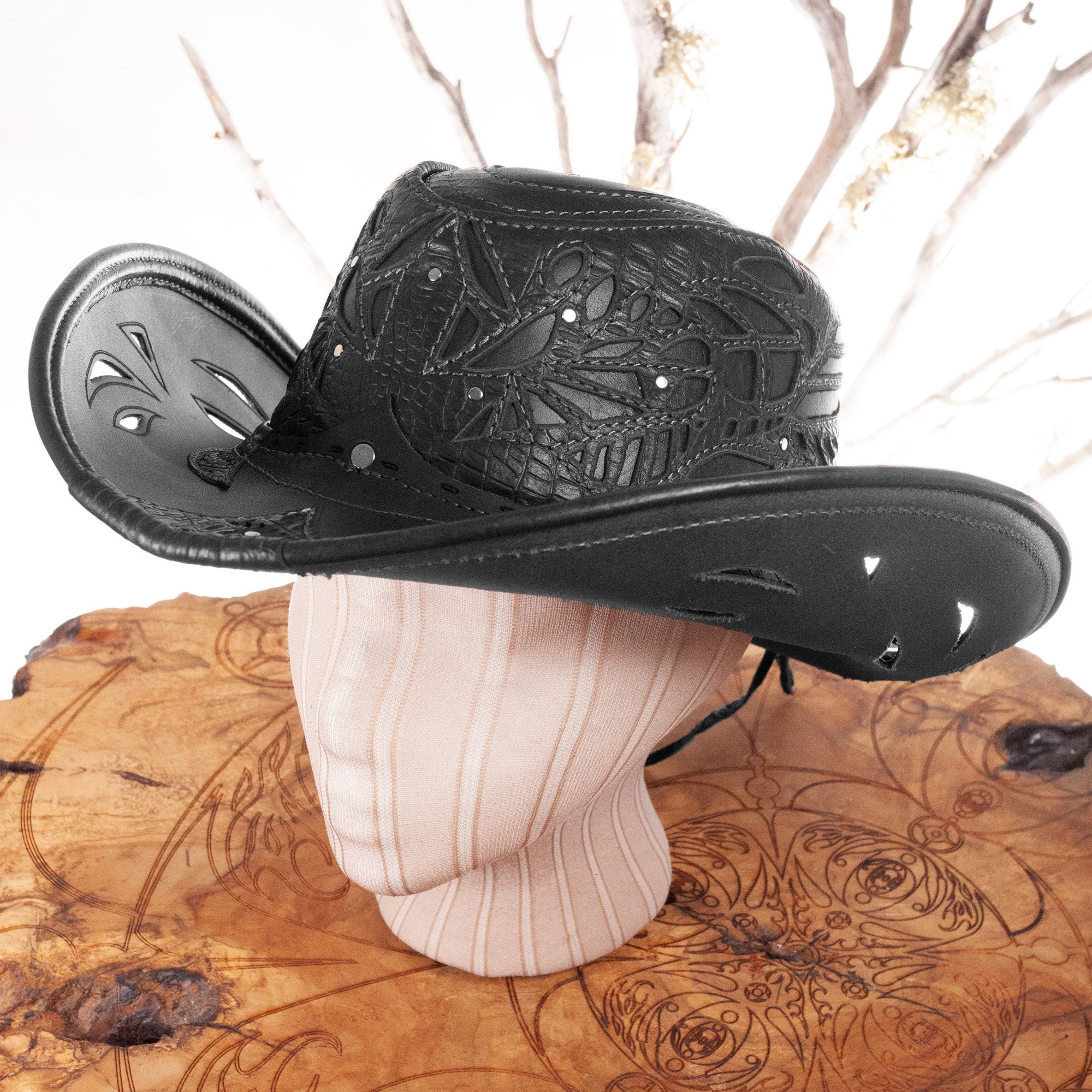 Leather Pirate Hat Cowboy Hat Pirate 