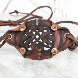 Viking Inspired Leather Eyepatch 