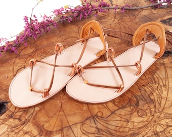 Made To Order, Oasis Sandals, Grecian Sandals, Oasis,Leather Sandals, Sandals, Greek Sandals,Goddess Sandals,Barefoot Sandals,Copper Sandals