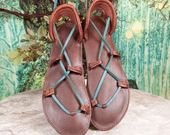 Made To Order, Choose Your Size, Oasis, Rubber Sole, Sandals, Leather Sandals, Greek Sandals,Goddess Sandals,Barefoot Sandals, Brown Sandals
