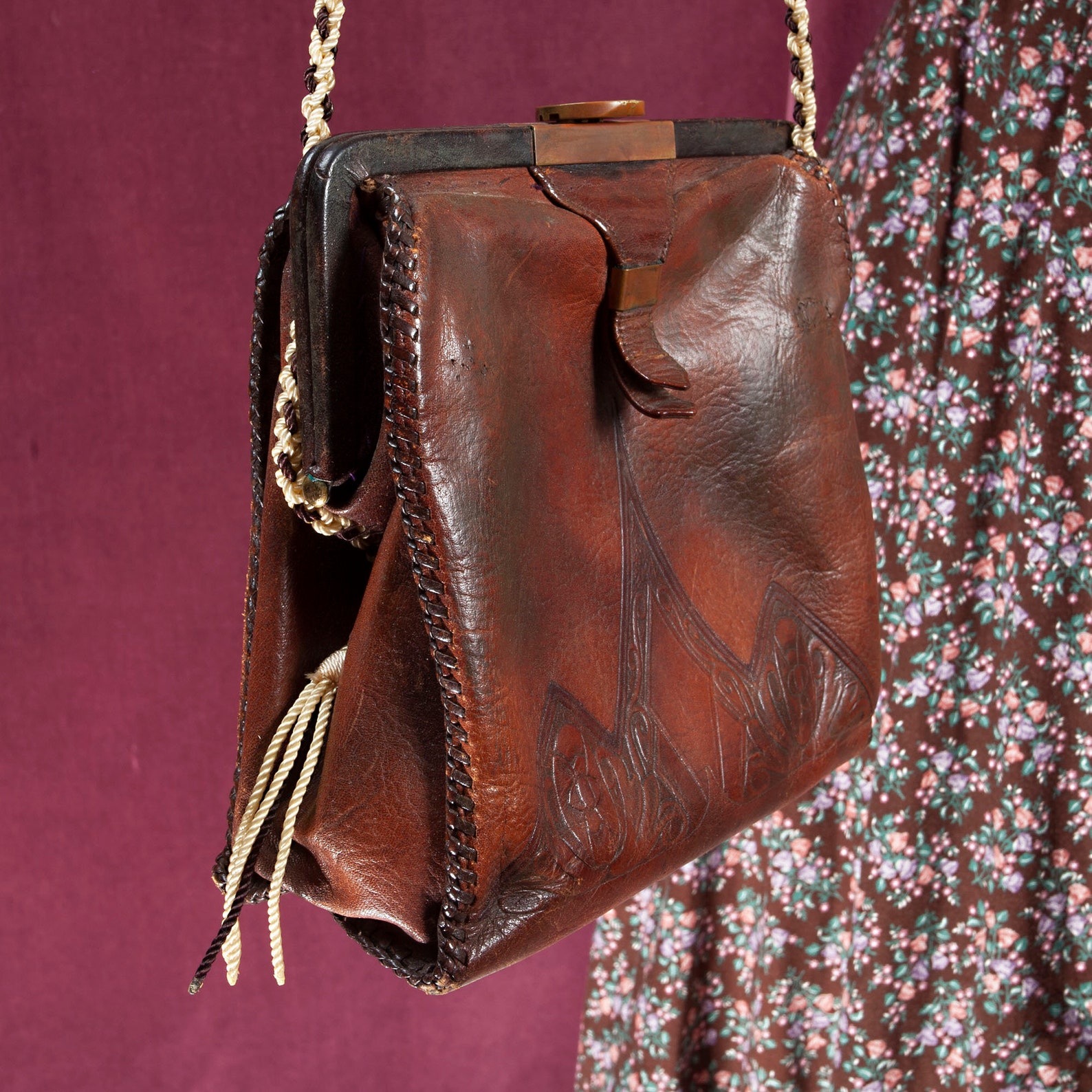1910s Victorian Purse Vintage Leather Purse Art Deco Purse - Etsy