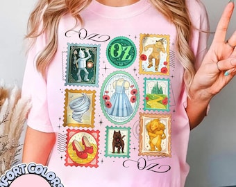 Sudadera con sellos del Mago de Oz, camiseta de Camino de Ladrillos Amarillos, regalo para fans de la película