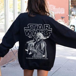 Koszulka retro Disney Star Wars Mandalorian & Grogu, koszulka z okazji Dnia Ojca 2026, tata i syn, klub fajnych ojców, najlepsi ojcowie na świecie, rodzinna wycieczka do WDW zdjęcie 6