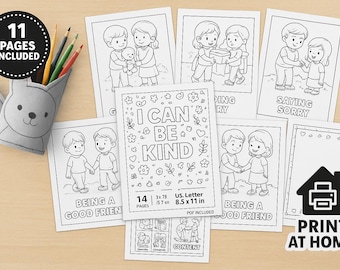 子どものための優しさぬり絵 – LDS初等協会（デジタルダウンロード）