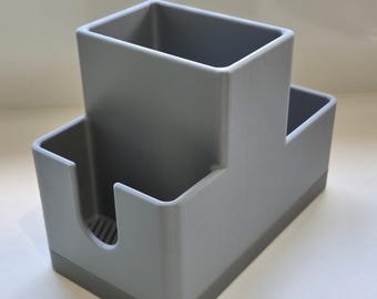3D Printable Sink Caddy STL File | Sponge & Brush Holder (Digital Download)