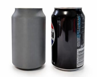 375ml Soda Can STL File – Exact Scale 3D Printable Can with Threaded Lid (Digital Download)