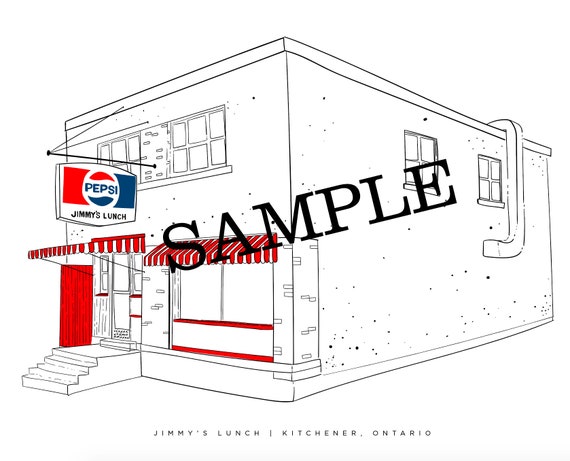 Jimmy S Lunch Kitchener Ontario Etsy