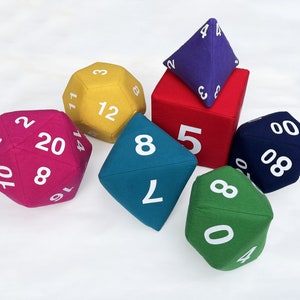 Giant Dice  -Medium - D12 - D10 - D8 - D4 - Made to Order