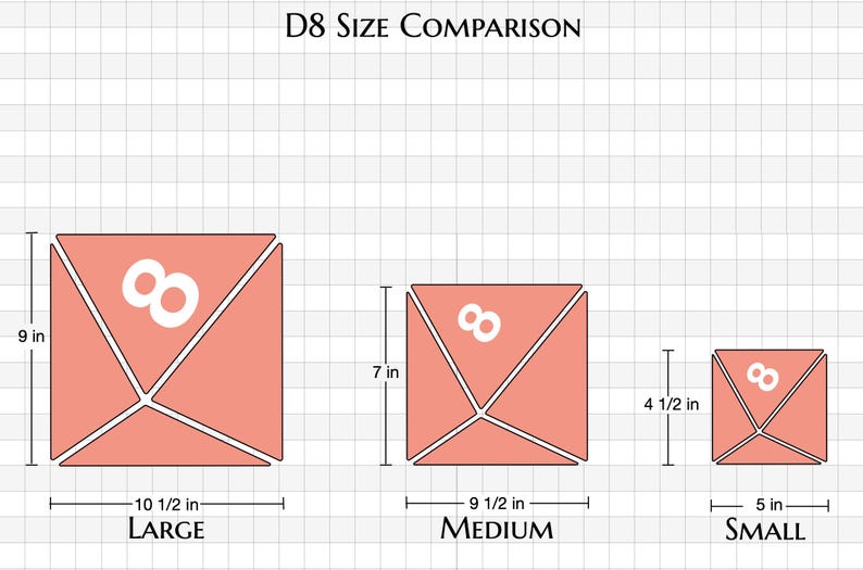 Large Stuffed D8 - Made to Order - Etsy