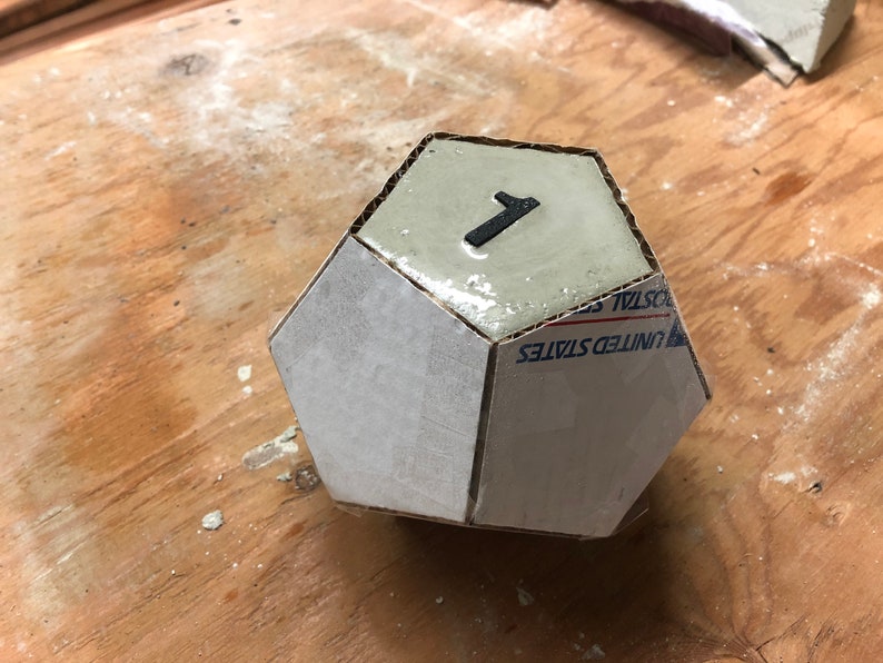 DIY Concrete Garden Dice Mold Kits Etsy