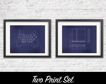 Two Blueprint PS4 Set - Printable