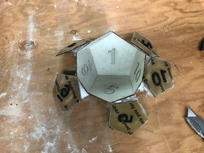 DIY Concrete Garden Dice Mold Kits Etsy