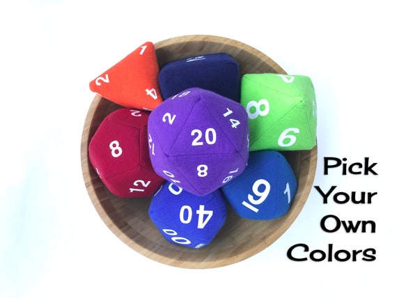 plush dnd dice