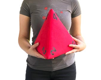 Large Stuffed D4 - Made to Order