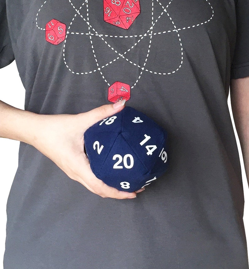 giant d20 plush