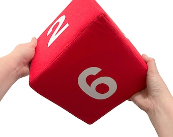 Custom Medium 8 inch D6 Dice - Made to Order
