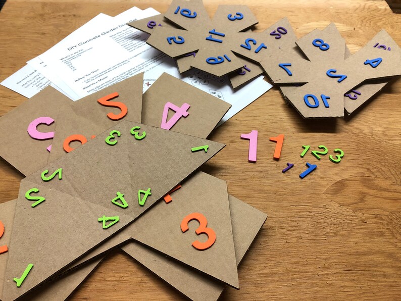 DIY Concrete Garden Dice Mold Kits Etsy