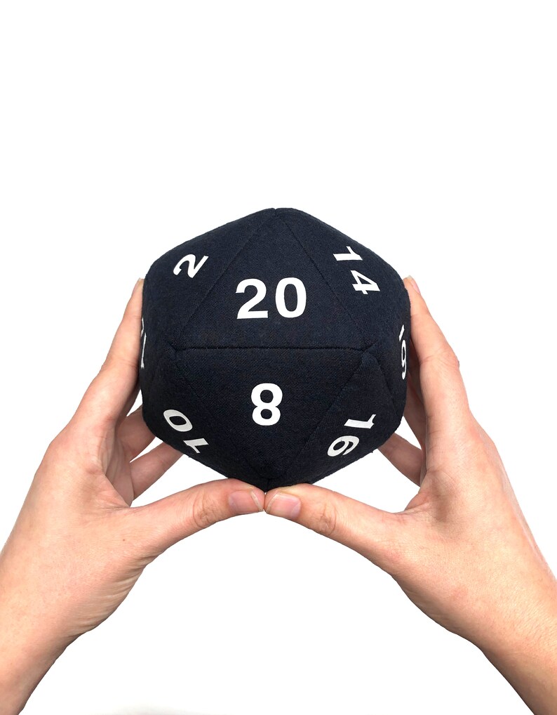 Custom Giant Plush DnD Dice Small Giant D20 DnD Dice Etsy