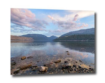 Wallowa Lake Sunrise Photography | Eastern Oregon Landscape Wall Art | High-Definition Metal Print | Pacific Northwest Nature Decor